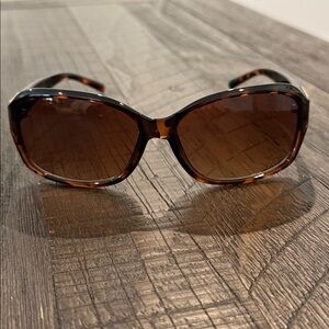 Women’s Oscar De La Renta Tortoiseshell Rectangle Style Sunglasses Brown